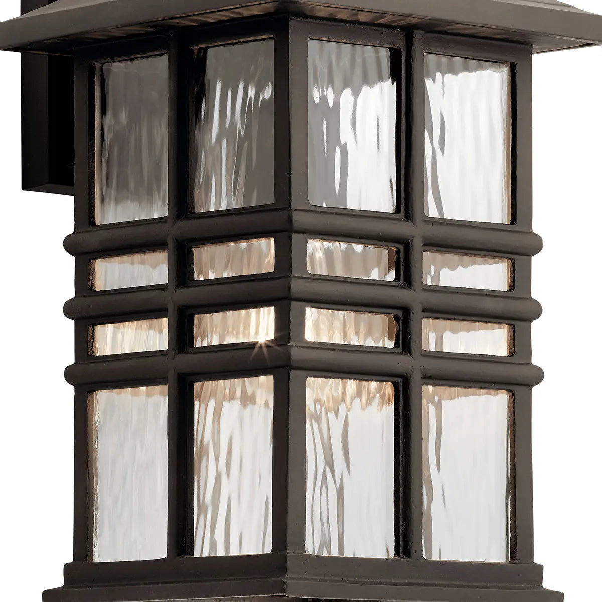 Beacon Square 14.25" Outdoor Wall Light in Olde Bronze