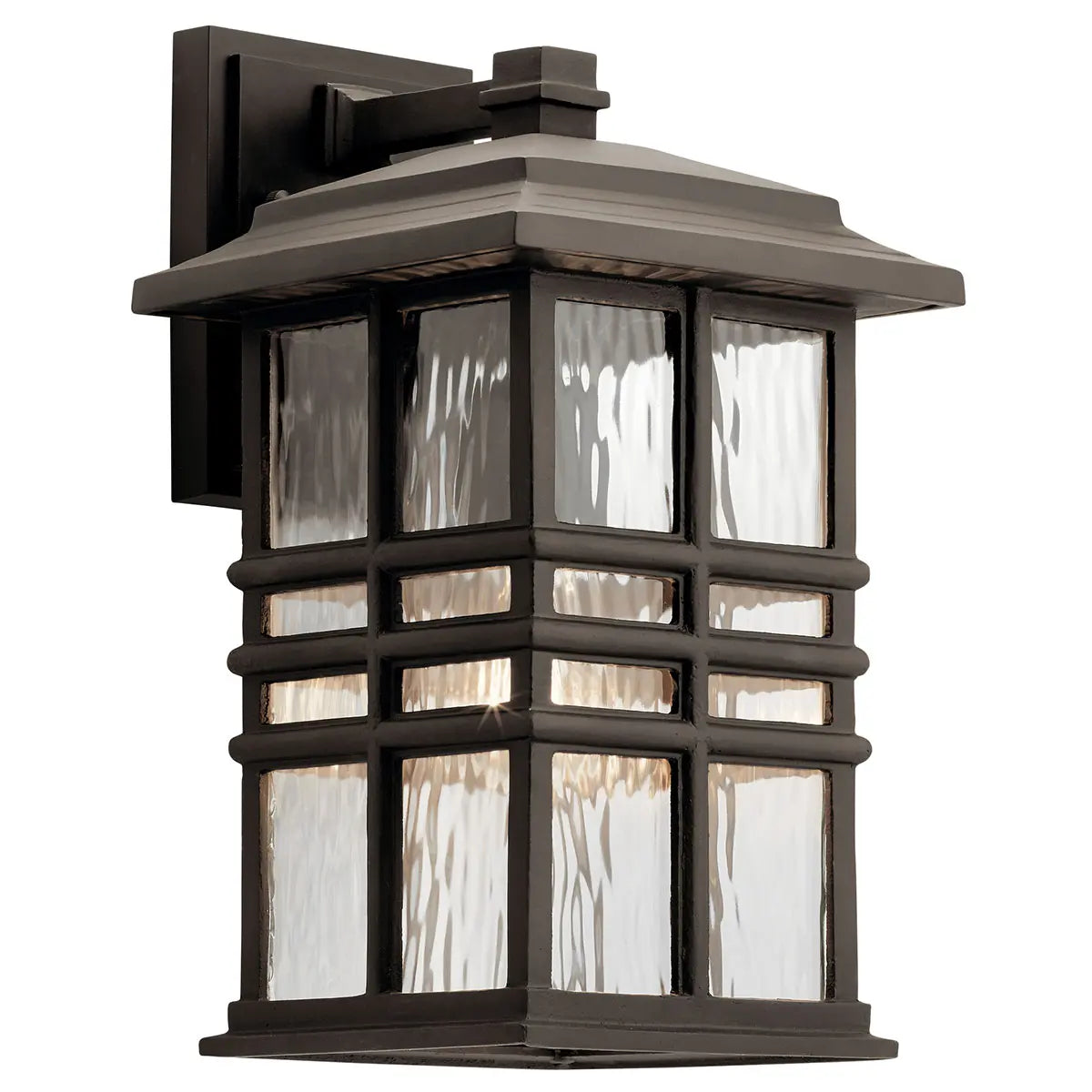 Beacon Square 14.25" Outdoor Wall Light in Olde Bronze