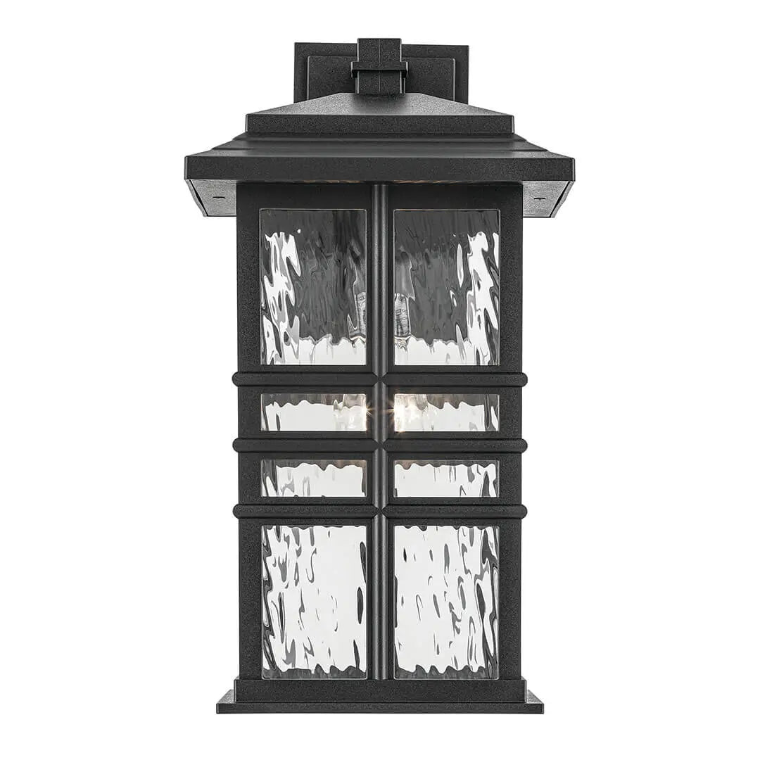 Beacon Square 17.5" Outdoor Wall Light in Black