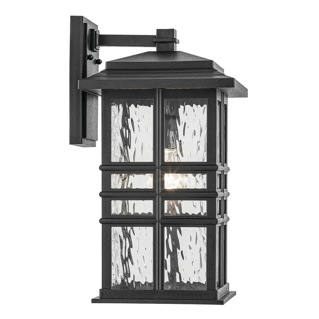 Beacon Square 17.5" Outdoor Wall Light in Black