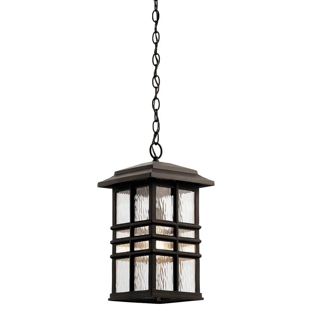 Beacon 9.5" Square Outdoor Hanging Light - Olde Bronze