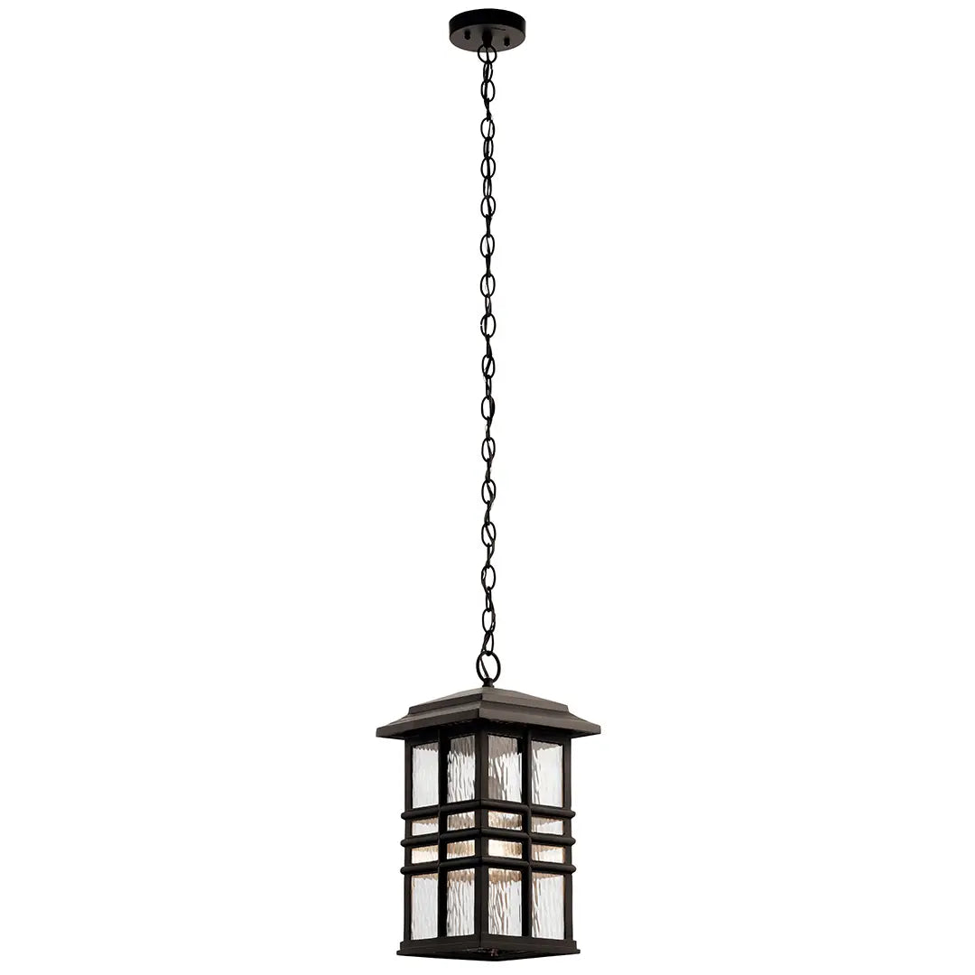 Beacon 9.5" Square Outdoor Hanging Light - Olde Bronze