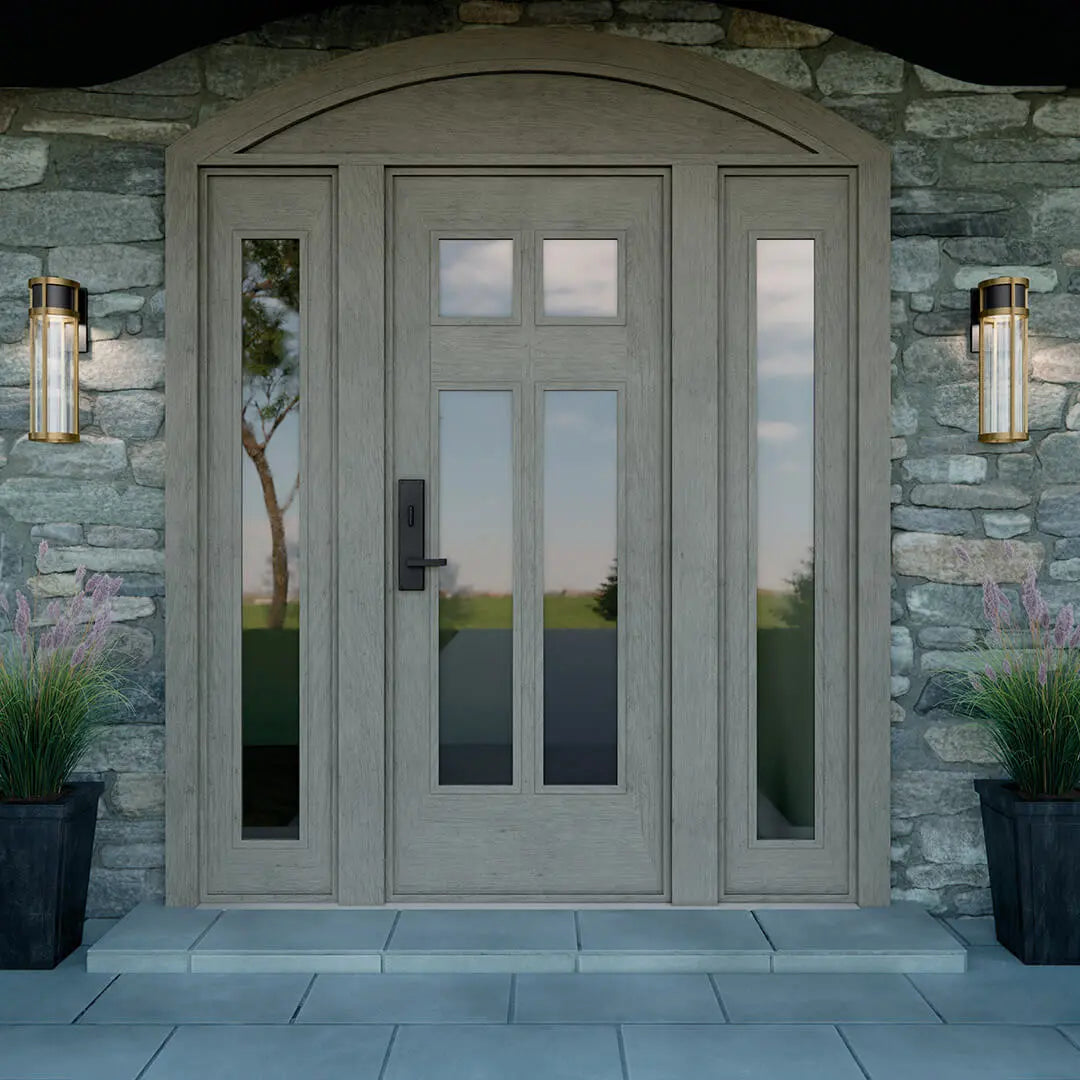 Camillo LED 20 inch Black Textured Outdoor Wall