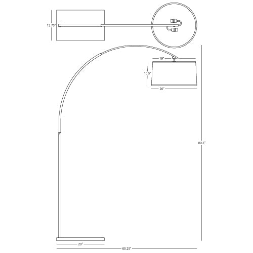 Robert Abbey Archer Floor Lamp