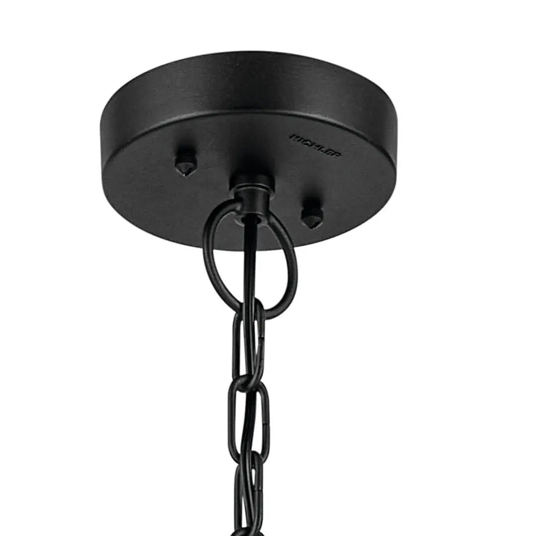 Beacon 9.5" Square Outdoor Hanging Light - Textured Black